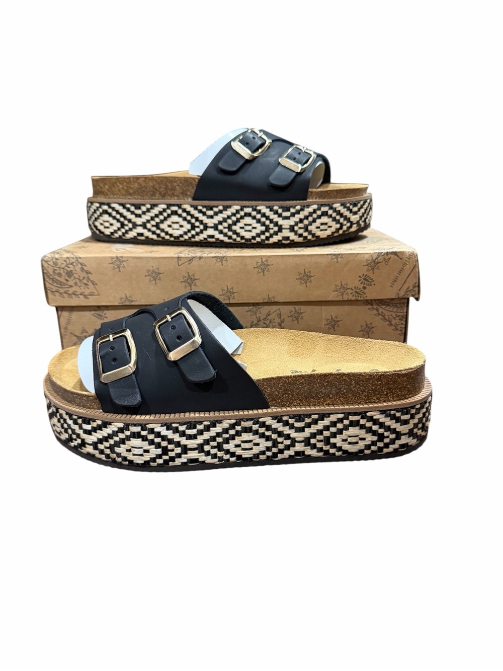 New in box Free People Caravelle cork footbed sandals (009)